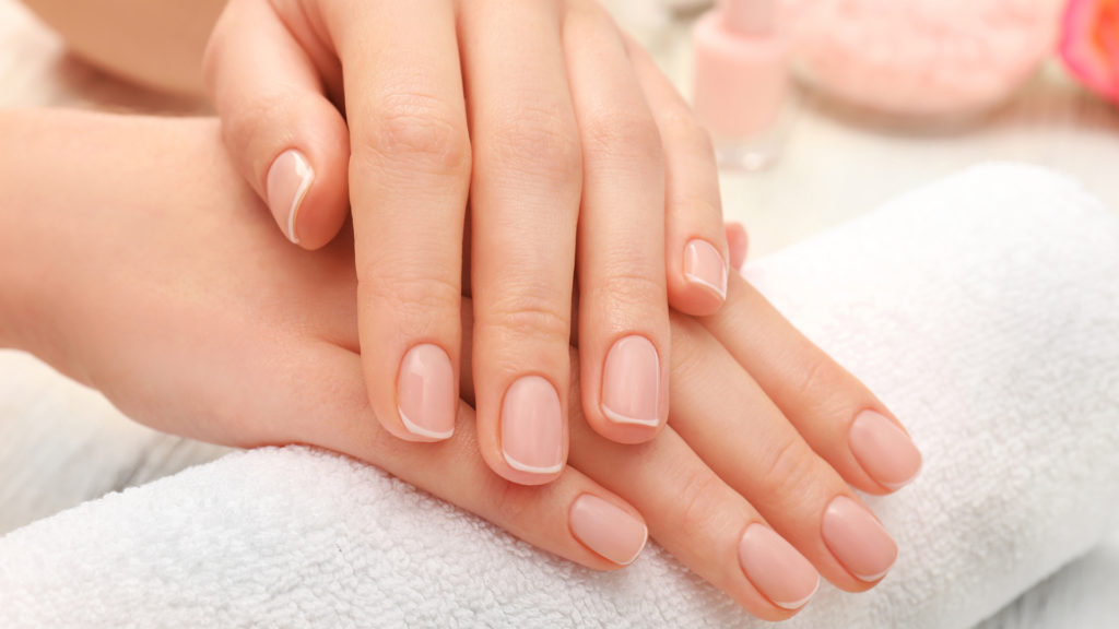 Woman hands with beautiful manicure nail