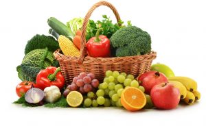 Raw Vegetables And Fruits