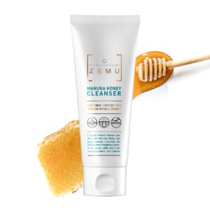ZEMU Manuka Honey Facial Cleanser Acne Face Wash and Low pH Balanced